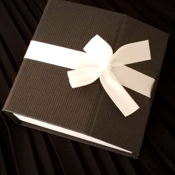 Bridal or Bridesmaid CZ/White GF Gift Set of Earrings and Necklace - Picture 3 of 6